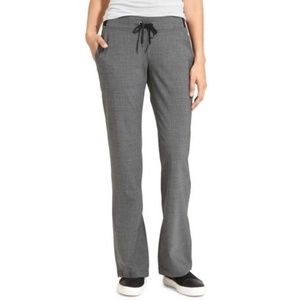 Athleta Midtown Trousers Gray Wool Dress Pants